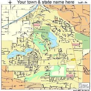  Street & Road Map of Maple Valley, Washington WA   Printed 