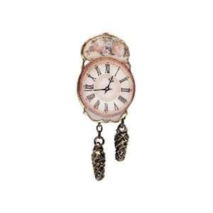  Miniature Antique Rose Wall Clock sold at Miniatures: Home 