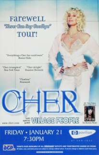 Cher Farewell Tour 2005 , Village People Poster  