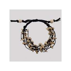    Origin Jewelry Multi Strand Bracelet with Wooden Beads: Jewelry
