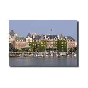 Empress Hotel And Harbour Walkway Vancouver Island Giclee Print 