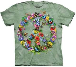 Butterfly Dragon Peace Adult T Shirt by The Mountain  