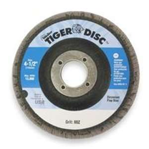 50610 Weiler 4 1/2 Tiger Disc Abrasive Flap Disc 8Oz 5/8 11  
