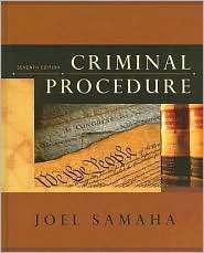 Criminal Procedure, (049509546X), Joel Samaha, Textbooks   Barnes 