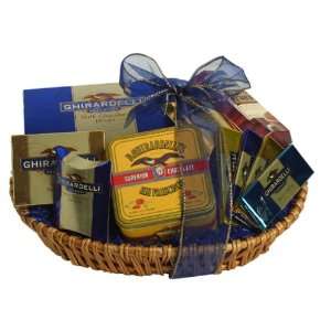 Wine Country Ghirardelli Gift Basket 