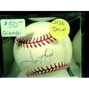 Jason Giambi Autographed Baseball 