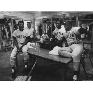  Red Sox Players Reggie Smith and George Scott Stretched 