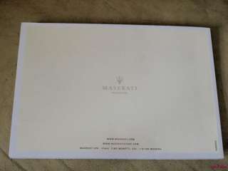 Rare Mint Maserati Collection Book / catalogue NEW  
