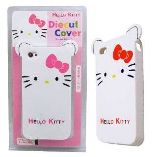 Hello Kitty Ear up Soft Silicone Case Cover with Screen Protector 