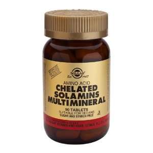  Chelated Solamins Multimineral, 90 Tablets, Solgar Health 