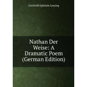   Poem (German Edition) (9785875101403) Gotthold Ephraim Lessing Books