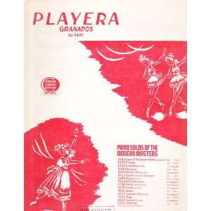    Playera ~ Piano Solo, Revised by Walter Rolfe: E. Granados: Books
