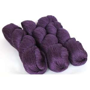   Scrumptious Silk/Merino Wool Aran Purple Yarn: Arts, Crafts & Sewing
