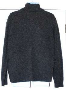  125 Mens ALFANI Sweater Jacket Vest Coat 2 in 1  Charcoal Gray Medium