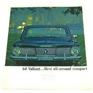   : 1964 64 Plymouth VALIANT BROCHURE Signet V200 V100: Everything Else