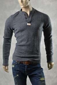 Mens Abercrombie & Fitch A&F AF NEW Lake Placid Henley Shirt Tops Size 
