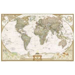 World Political Winkel Projection Enlarged Executive Line (World Maps 