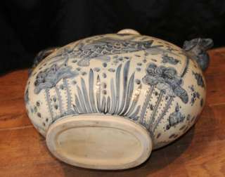 Nanking Porcelain Chinese Pottery Jug Urn Medallion Vas  
