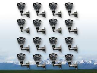 Qty 16 x 650 TV CCTV Camera Infrared IR Black Bullet Varifocal  