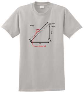 Find X Math Geometry Funny T Shirt Nerd Geek Cool  