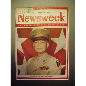  General Dwight D. Eisenhower November 26, 1945 Newsweek 