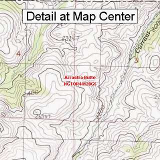  USGS Topographic Quadrangle Map   Arrastra Butte, Oregon 