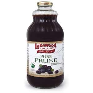 Lakewood Organic Pure Juice, Prune: Grocery & Gourmet Food