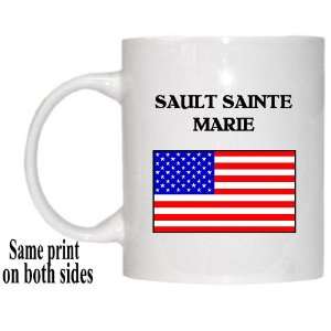  US Flag   Sault Sainte Marie, Michigan (MI) Mug 