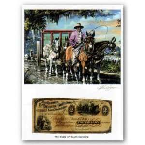  Color of Money   Slave Riding Horse South Carolina by 