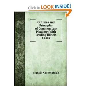  Outlines and Principles of Common Law Pleading With 