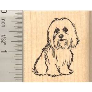  Coton de Tulear Dog Rubber Stamp Arts, Crafts & Sewing