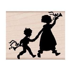  Hero Arts Mounted Rubber Stamps Musical Walk; 2 Items/Order: Arts 