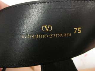 VNTG VALENTINO GARAVANI Black Suede Leather Belt Sz 75  