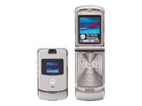 Motorola RAZR V3   Silver AT T Cellular Phone  