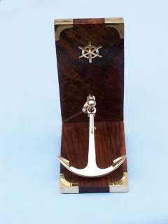 Brass Ship Anchor Book Ends Nautical Gifts  