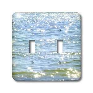 Florene Water Landscape   Ocean Sparkle   Light Switch Covers   double 