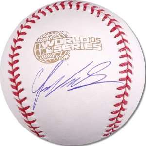  Juan Uribe Autographed World Series Baseball Sports 