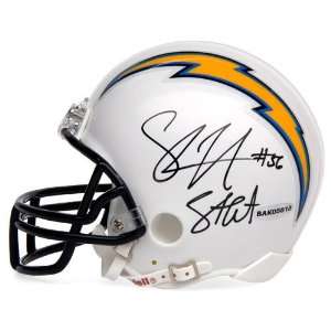   Diego Chargers Mini Helmet Inscribed Lights Out  Sports & Outdoors
