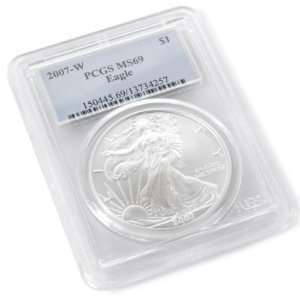   Silver American Eagle Coin Grade MS69 PCGS