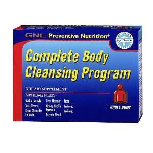 GNC Preventive Nutrition Complete Body Cleansing Program 1 Kit: Health 