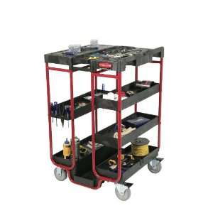  Utility Ladder Cart (500 LB Max) Red/Black (RCP 9T57 