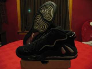Nike Air Max Uptempo 97 Mens black/silver/red basketball shoes size 10 