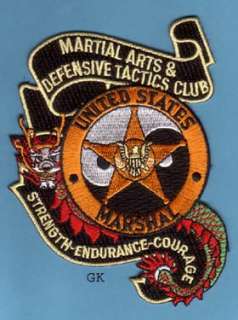 US MARSHAL MARTIAL ARTS CLUB PATCH  