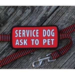   To Pet Assistance Animal Velcro Double Sided Leash Wrap