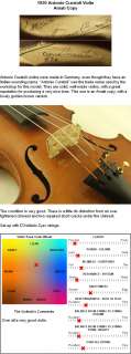 Exceptional Antonio Curatoli Violin Amati Copy Old Antique  