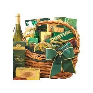Well Stocked Gourmet Food and Snack Sampler Gift Basket with Smoked 