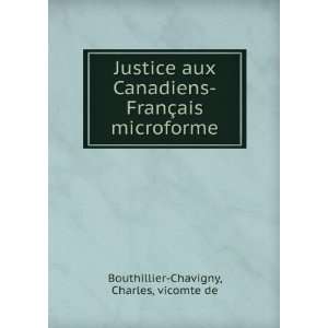   §ais microforme Charles, vicomte de Bouthillier Chavigny Books