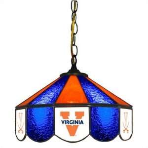 Wave 7 UVA 140   x University of Virginia 14 Wide Swag Hanging Lamp 