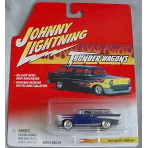    Johnny Lightning Thunder Wagons 1957 Chevy Nomad: Toys & Games