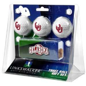  Oklahoma Sooners Slider Hat Clip & 3 Ball Gift Set 
